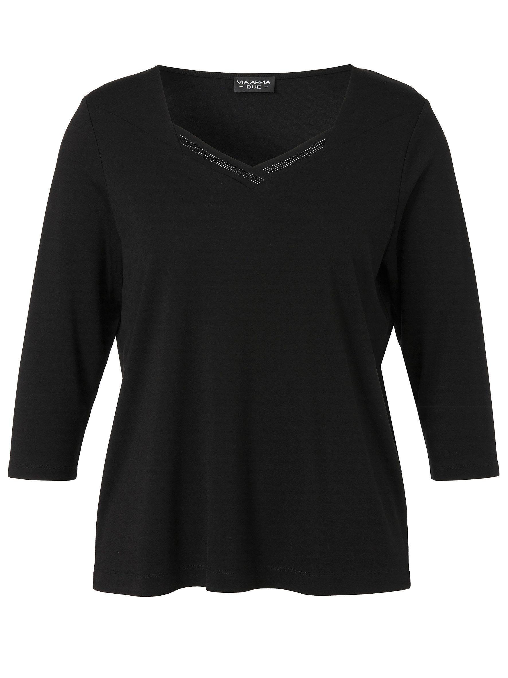 VIA APPIA Blusentop T-Shirt Karree 3/4 Arm günstig online kaufen