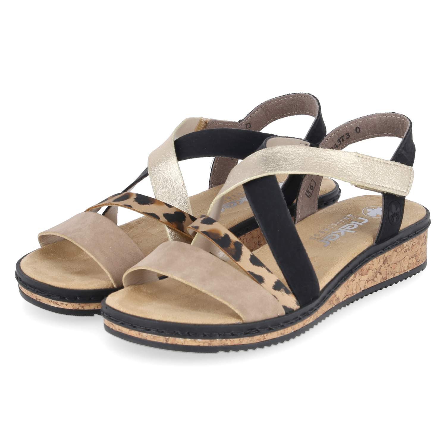 Rieker Rieker V3663-92 Damen Synthetik mehrfarbig Sandalette