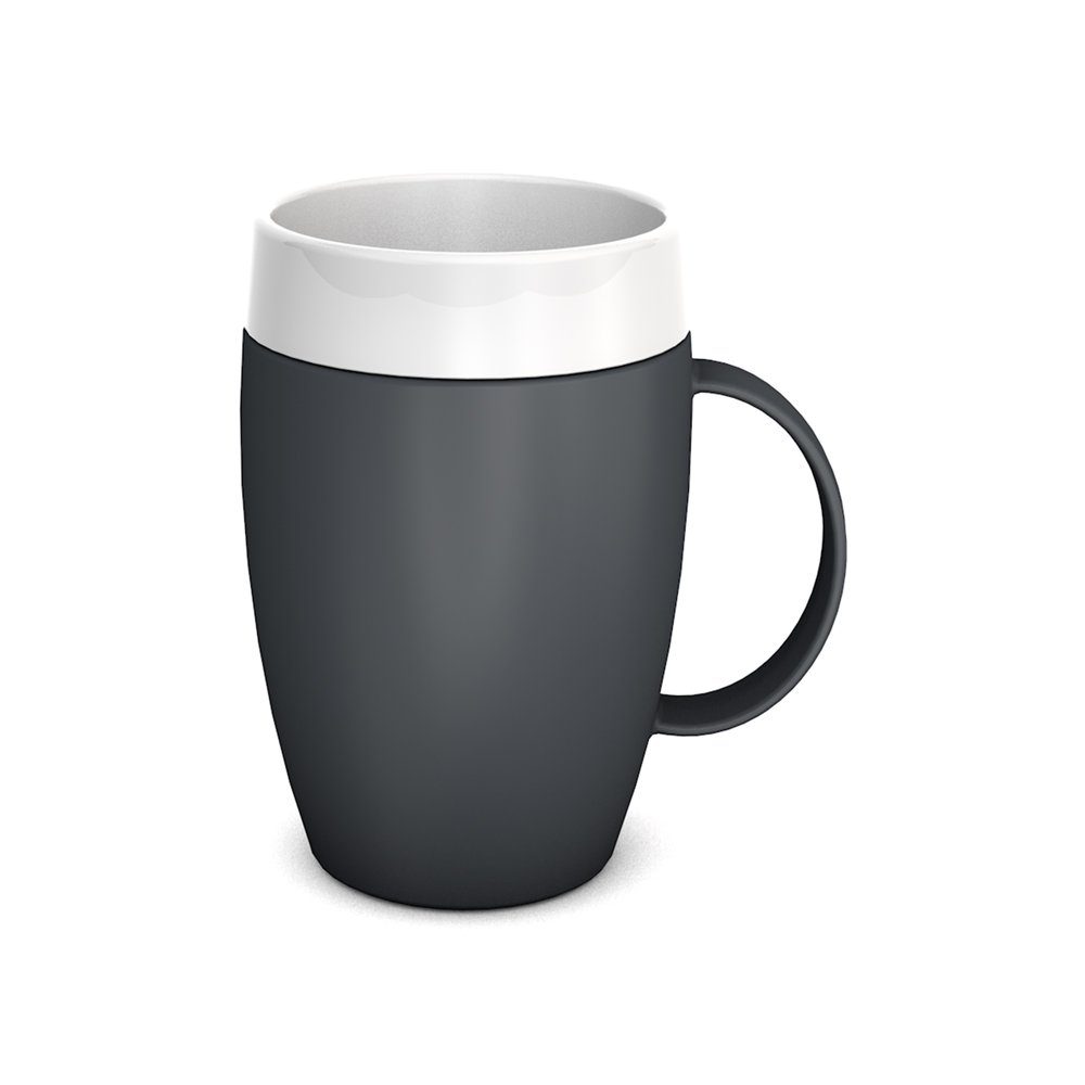 Ornamin Schnabelbecher Becher mit Trink-Trick mit Schnabelaufsatz/Trinkaufsatz, 2-tlg., Kunststoff, Trinkhilfe l Alltagshilfe l BPA-frei l Made in Germany