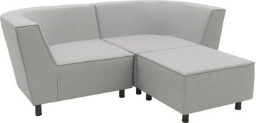 DOMO collection Ecksofa Sonna, individuell zusammenstellbar L-Form, Gartenlounge-Set oder Einzelelemente, Outdoor