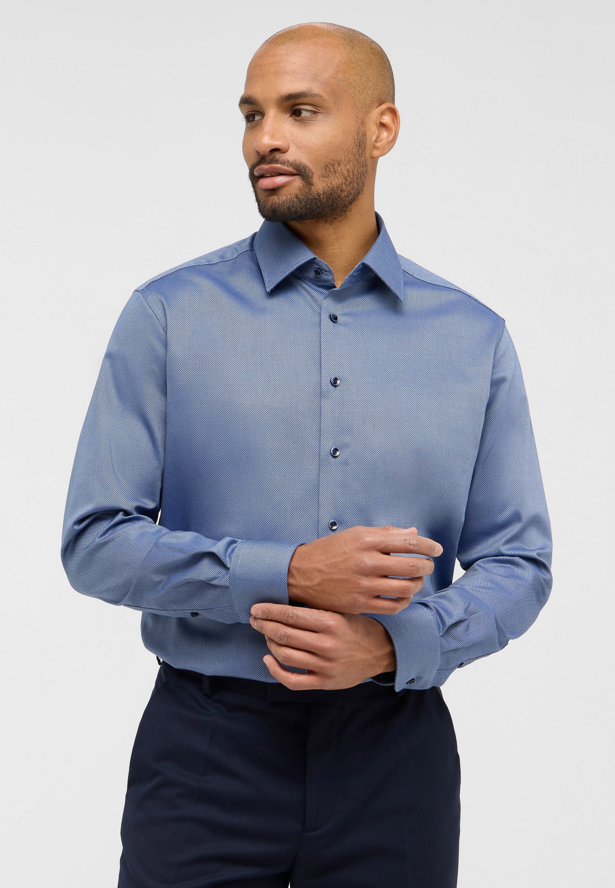 Eterna Langarmhemd MODERN FIT NON IRON günstig online kaufen