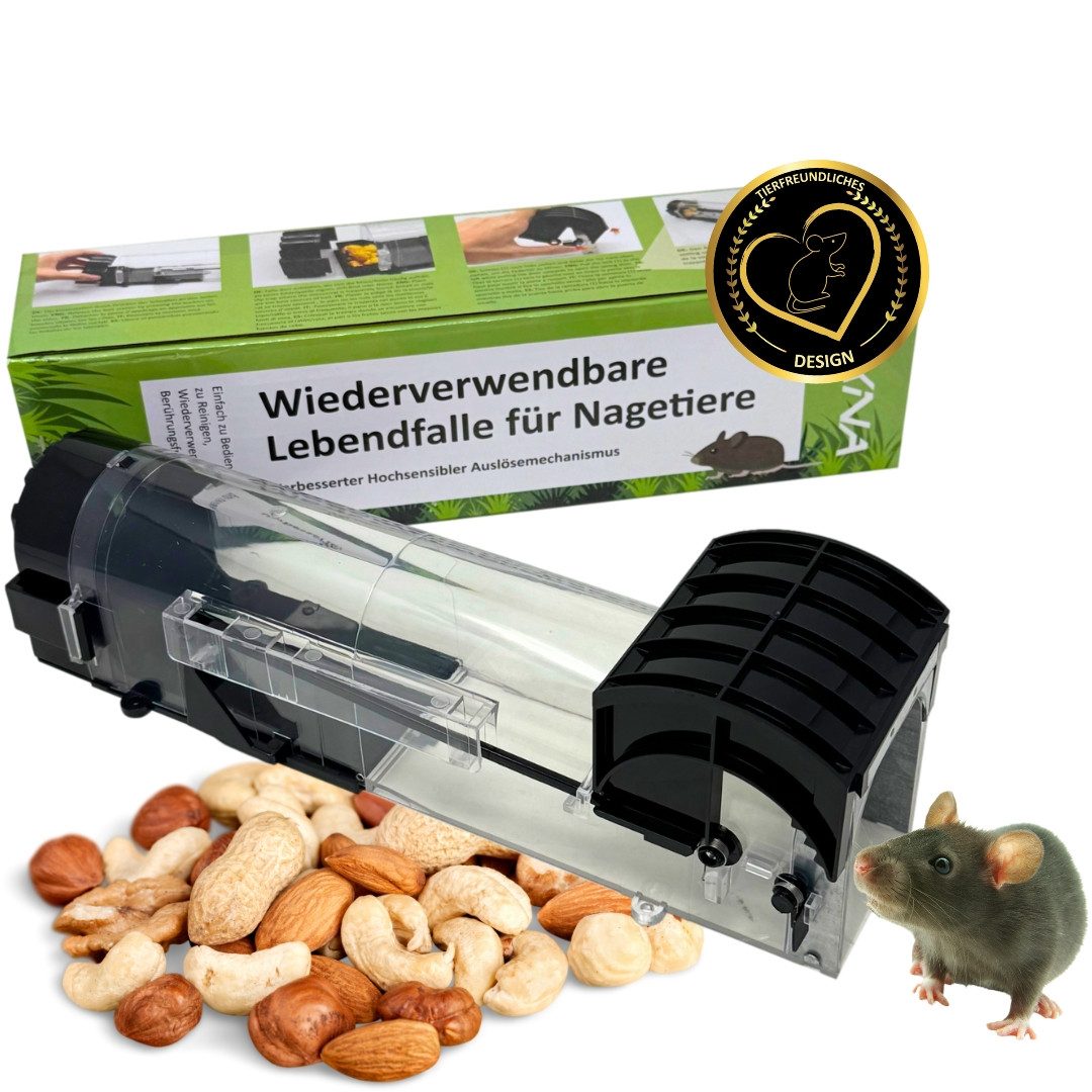 Lebendfalle Mäusefalle lebend - wiederverwendbare Mäuse Falle