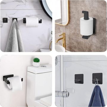 Coonoor Toilettenpapierhalter Ohne Bohren, Selbstklebend Klopapierhalter Edelstahl (1-St)