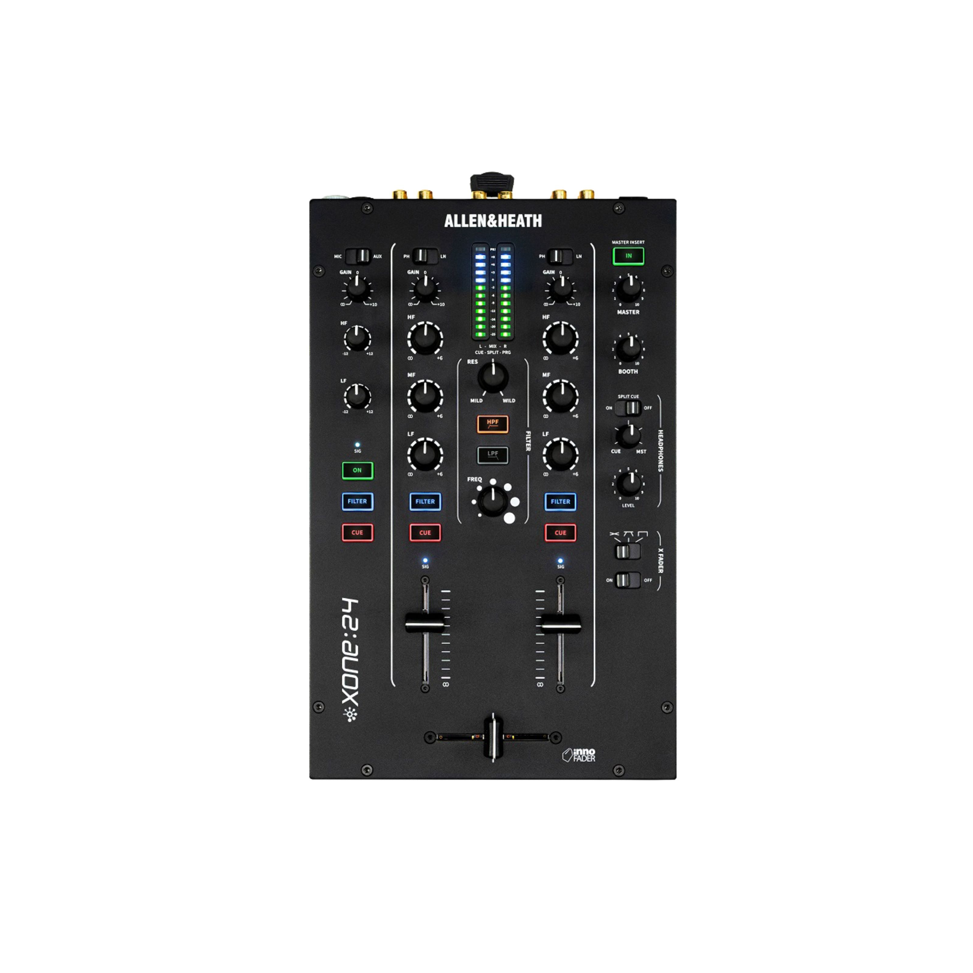 Всеn & Heath Mischpult, (DJ-Mixer, 2 Kanal DJ-Mixer), XONE:24 - DJ Mixer