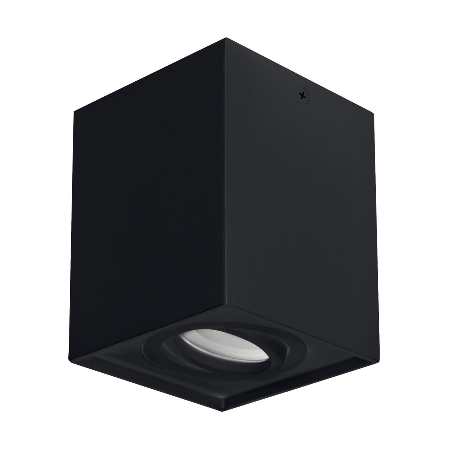 Licht-Erlebnisse Deckenleuchte PETER, ohne Leuchtmittel, Aluminium Aluminium GU10 Schwarz Wohnzimmer PETER