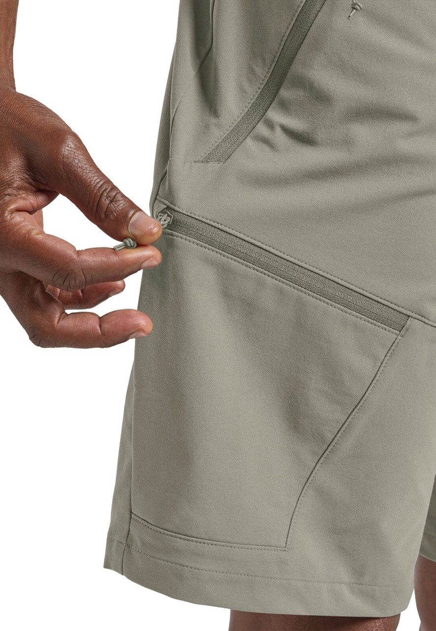 Jack Wolfskin Trekkinghose Wanderhose Pico Trial Short (atmungsaktiv, wasserabweisend) kurz beige