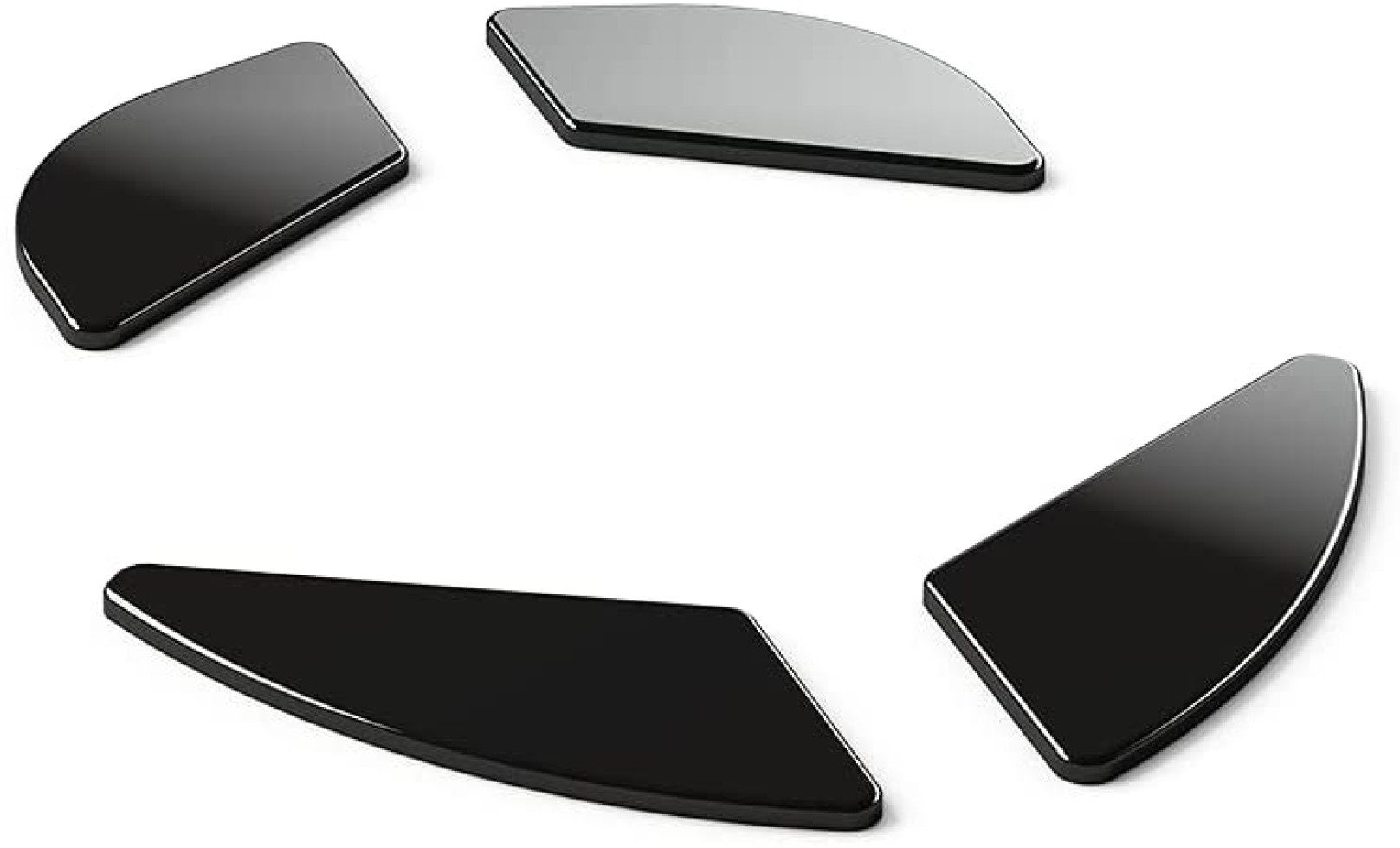 Glorious PC Gaming Race Mausfüße G-Floats, Maus-Skates aus Keramik, Model O/O-, Gleitfüße schwarz