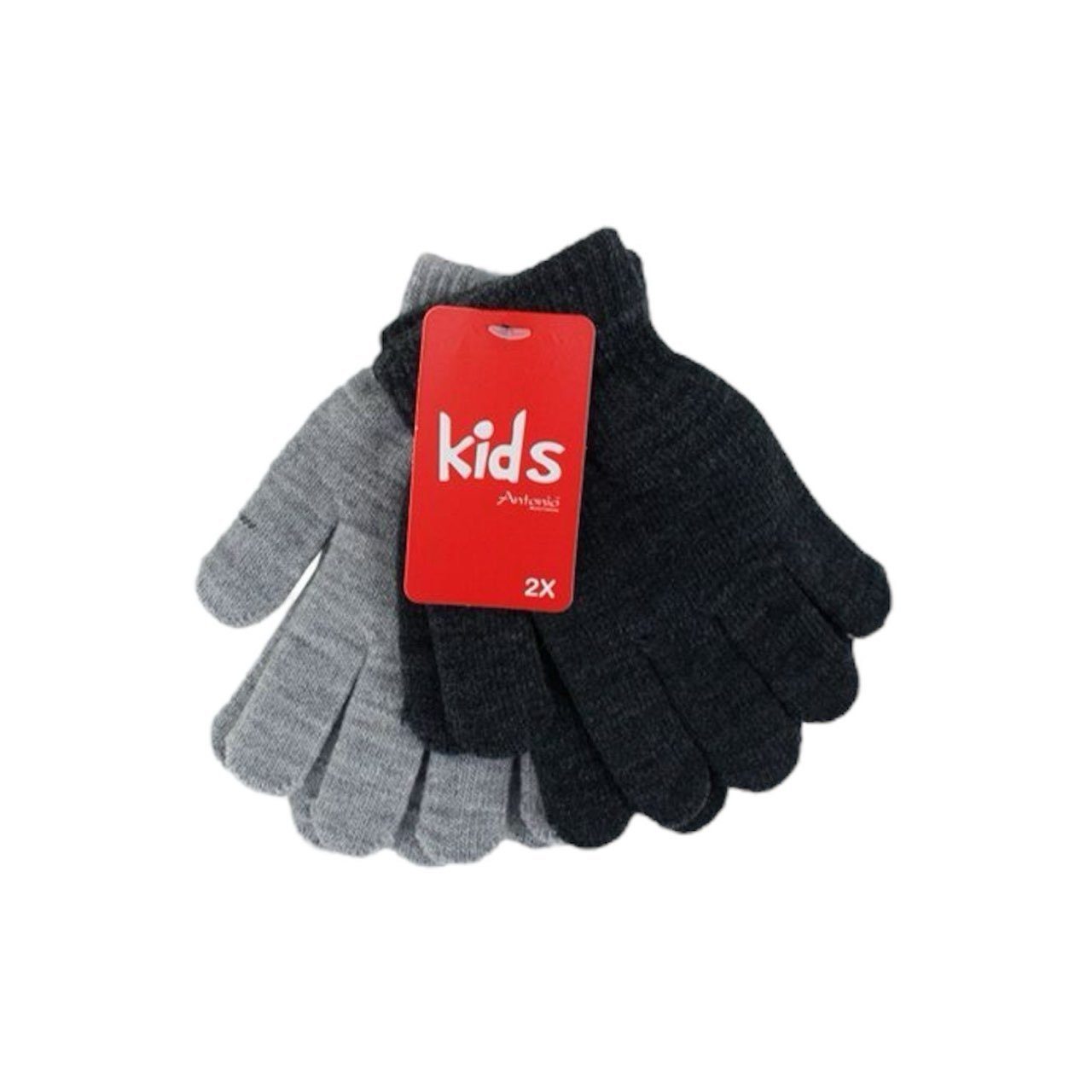 VewoTex Strickhandschuhe 2er Pack Kinder Handschuhe » Doppelpack Kinderhandschuhe (Doppelpack, 2-St., Paar Handschuhe) » Fingerhandschuhe in 2 Farben