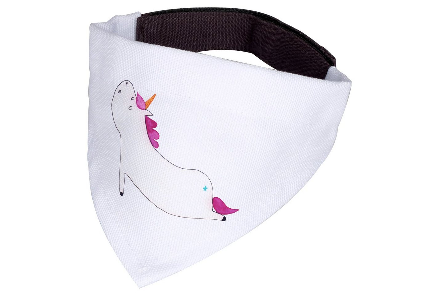 Thumbnail - Mr. & Mrs. Panda Hundefliege Einhorn Yoga - Weiß - Geschenk, Einhörner, Hunde, lustig, Einhorn Dek, Polyester, Vielseiti...