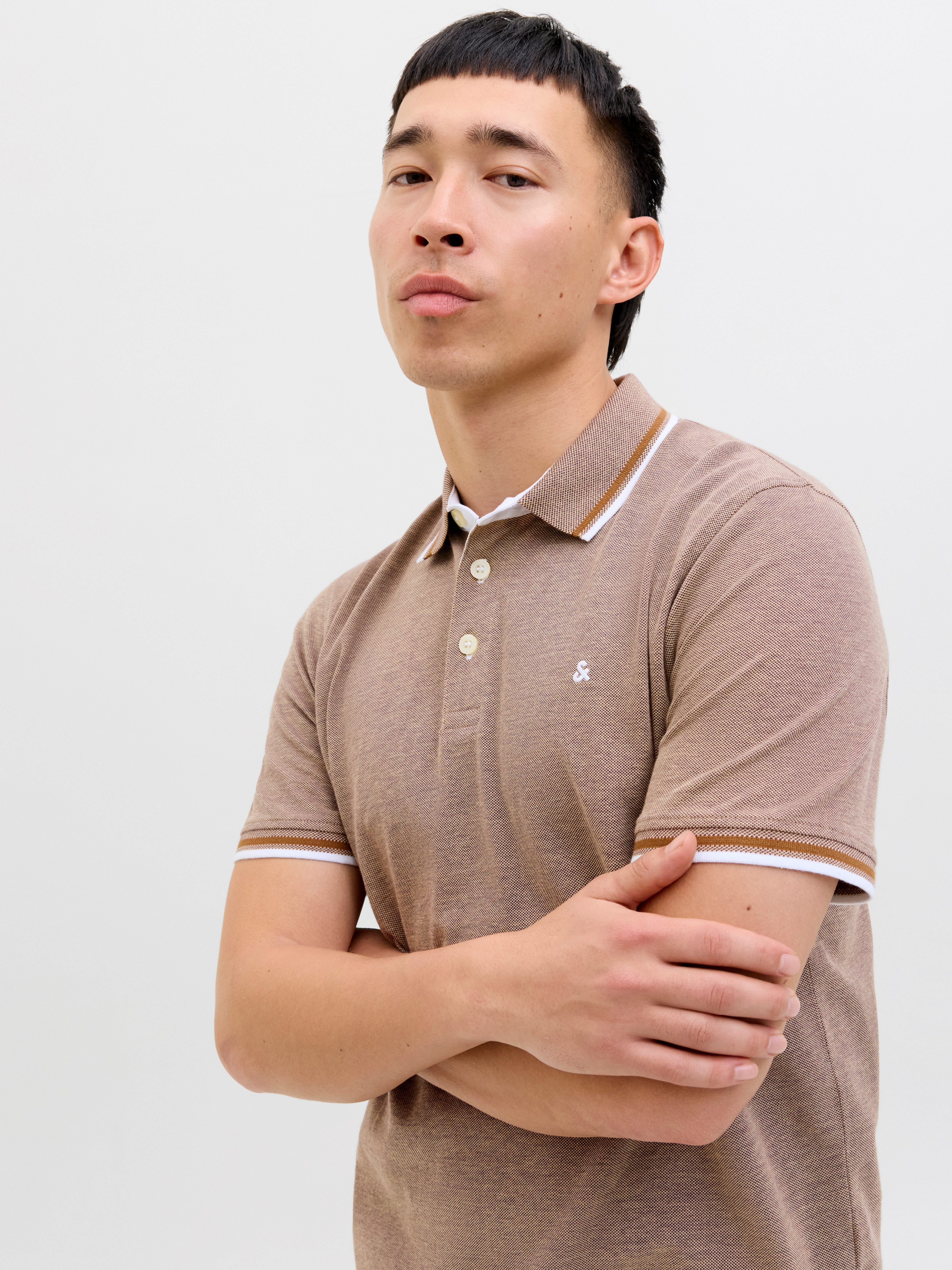 Jack & Jones Poloshirt JJEPAULOS POLO SS NOOS mit Logo Stickerei günstig online kaufen