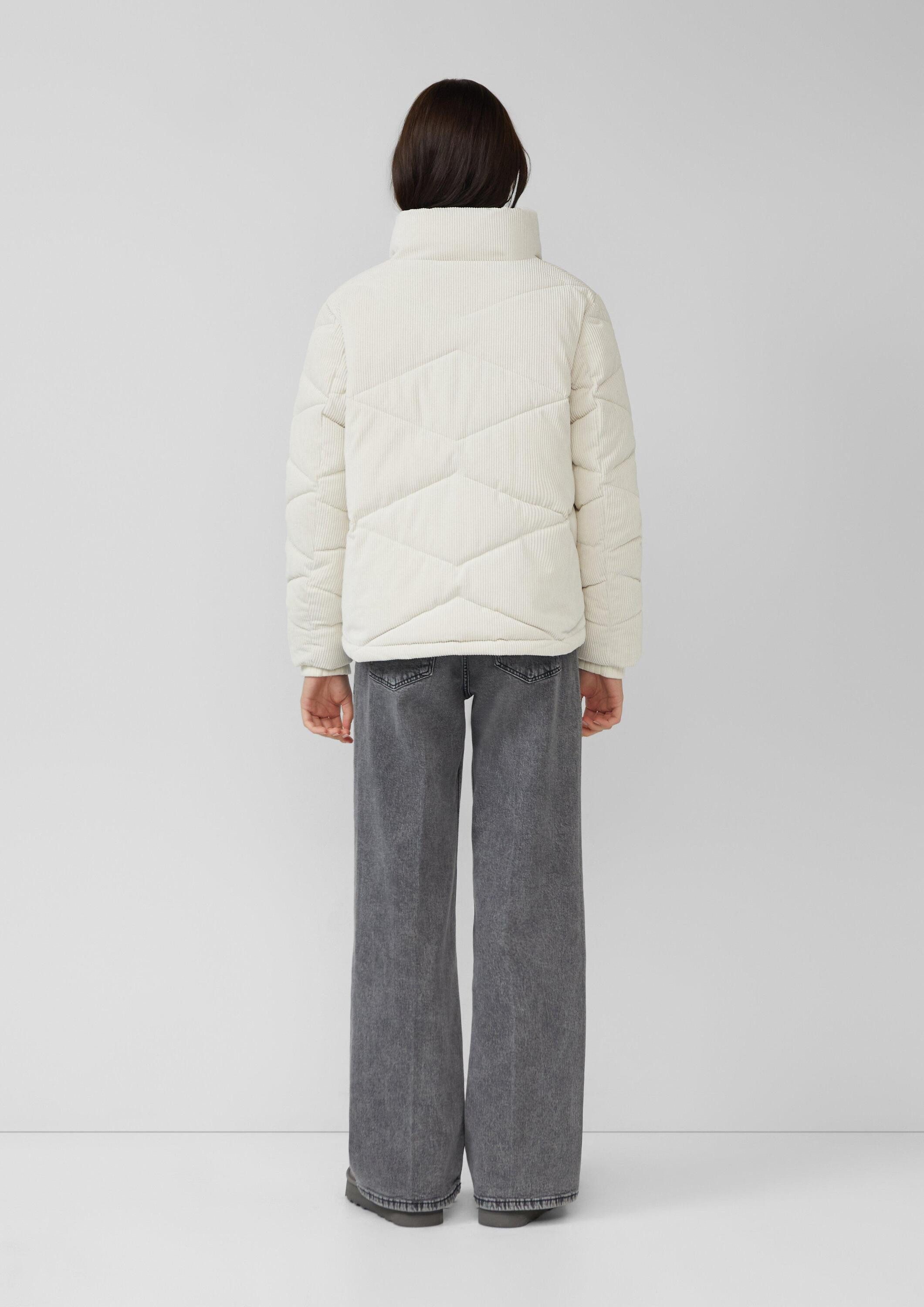 s.Oliver Winterjacke Outdoor-Jacke Wärmende Cord-Jacke im Relaxed Fit