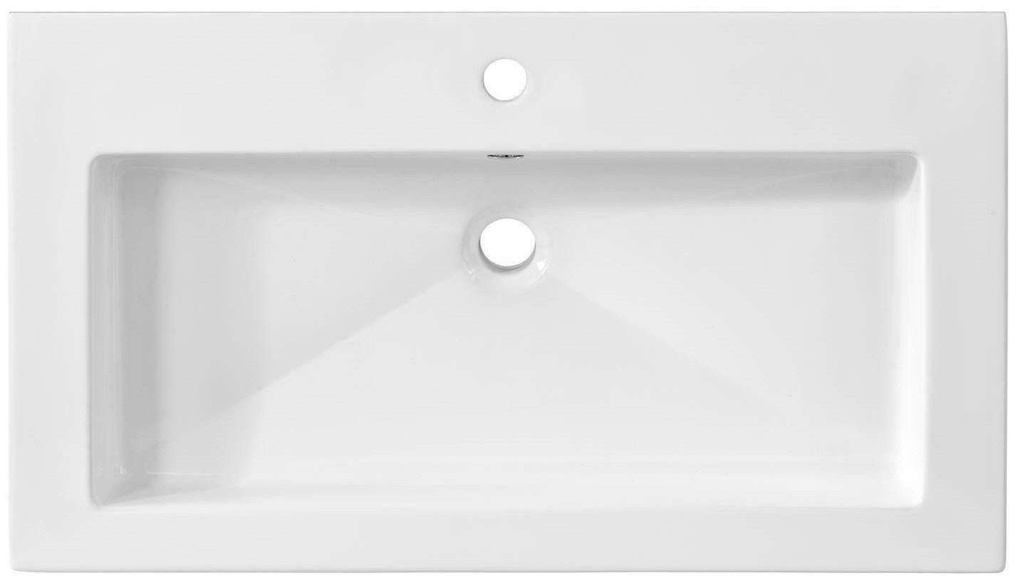 Xlmoebel Waschbecken Keramischer Waschbecken Waschplatz Weiß Badezimmermöbe günstig online kaufen