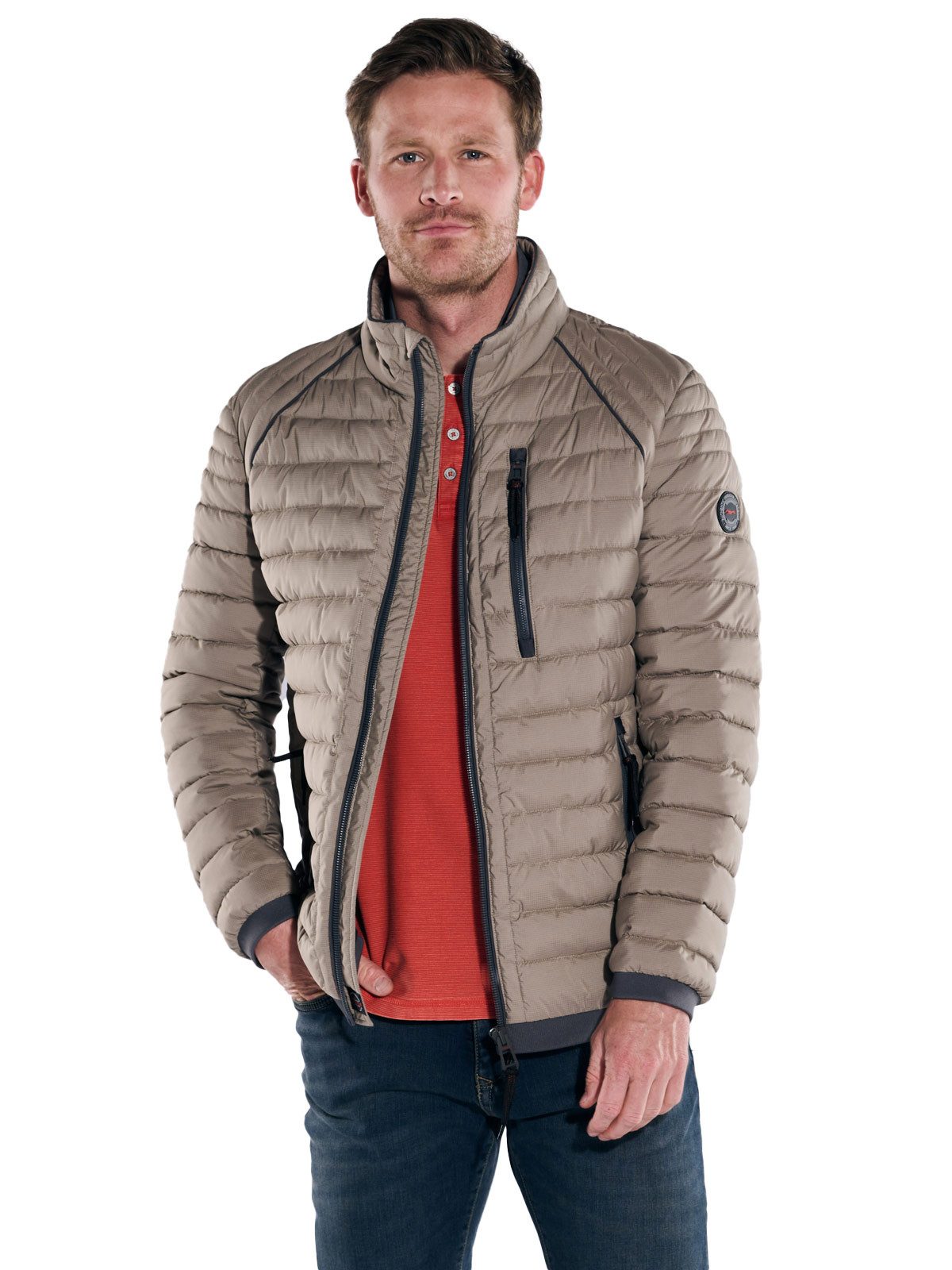 Engbers Steppjacke engbers Herren Steppjacke regular, Beige günstig online kaufen