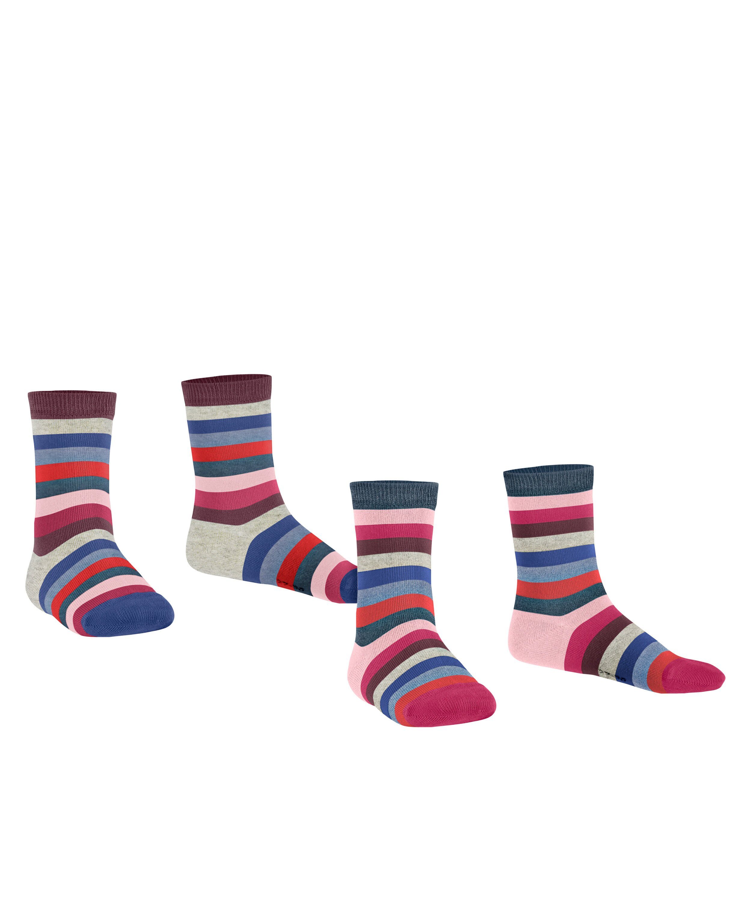 Esprit Socken Multicolor Stripe 2-Pack (6660) light (2-Paar) denim