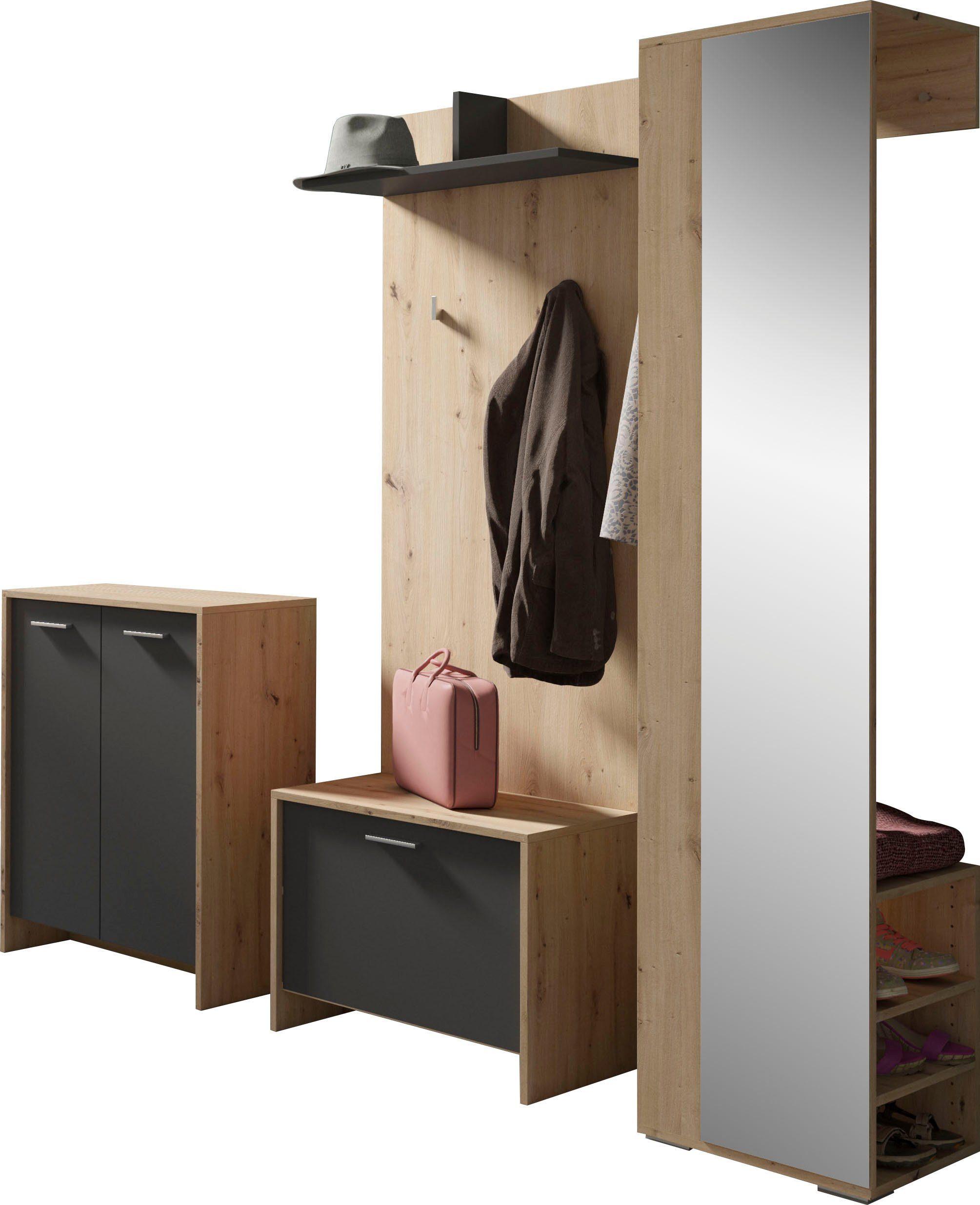 INOSIGN Garderoben-Set Ben, (4-St)