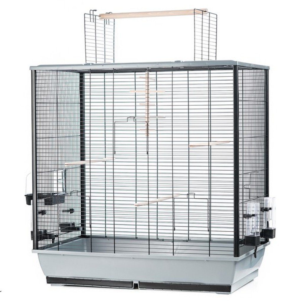 Ollesch Vogelkäfig Großer Vogelkäfig Wellensittich Großsittich mit Freisitz günstig online kaufen