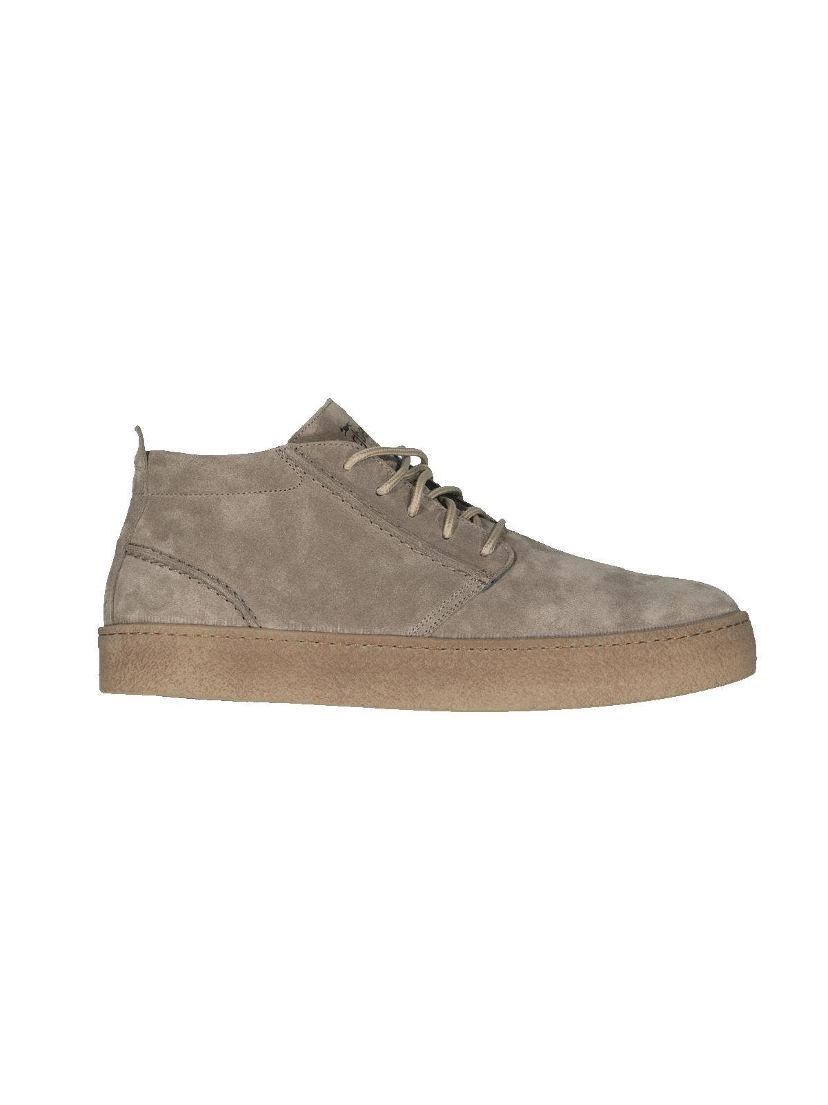 Engbers Herren Sneaker aus Verlours-Leder, Braunbeige Sneaker