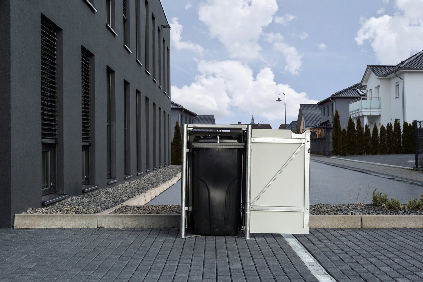 Thumbnail - Hide Mülltonnenbox, für 1 x 240 l, schwarz
