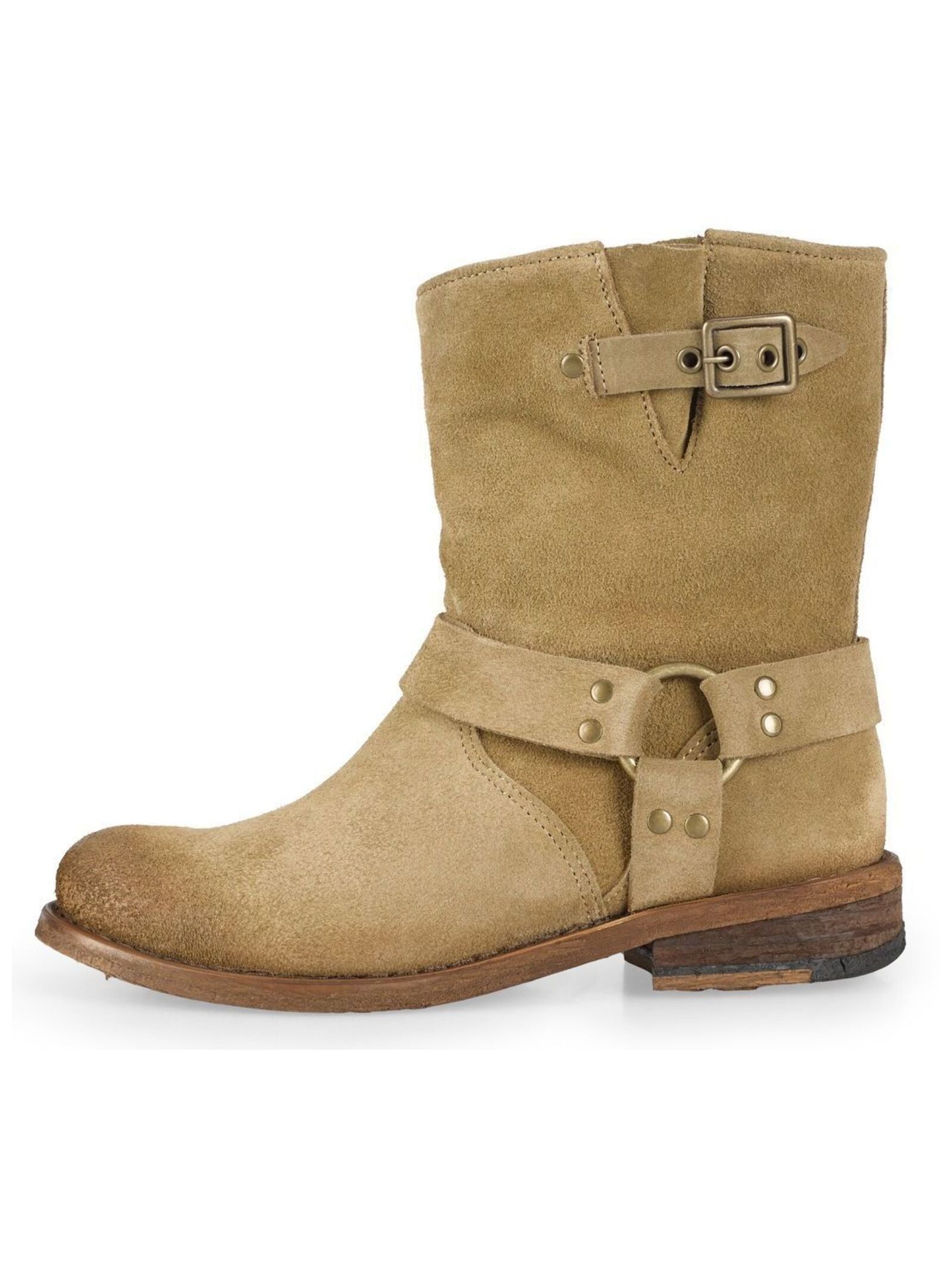 Felmini Stiefelette Veloursleder Stiefelette günstig online kaufen