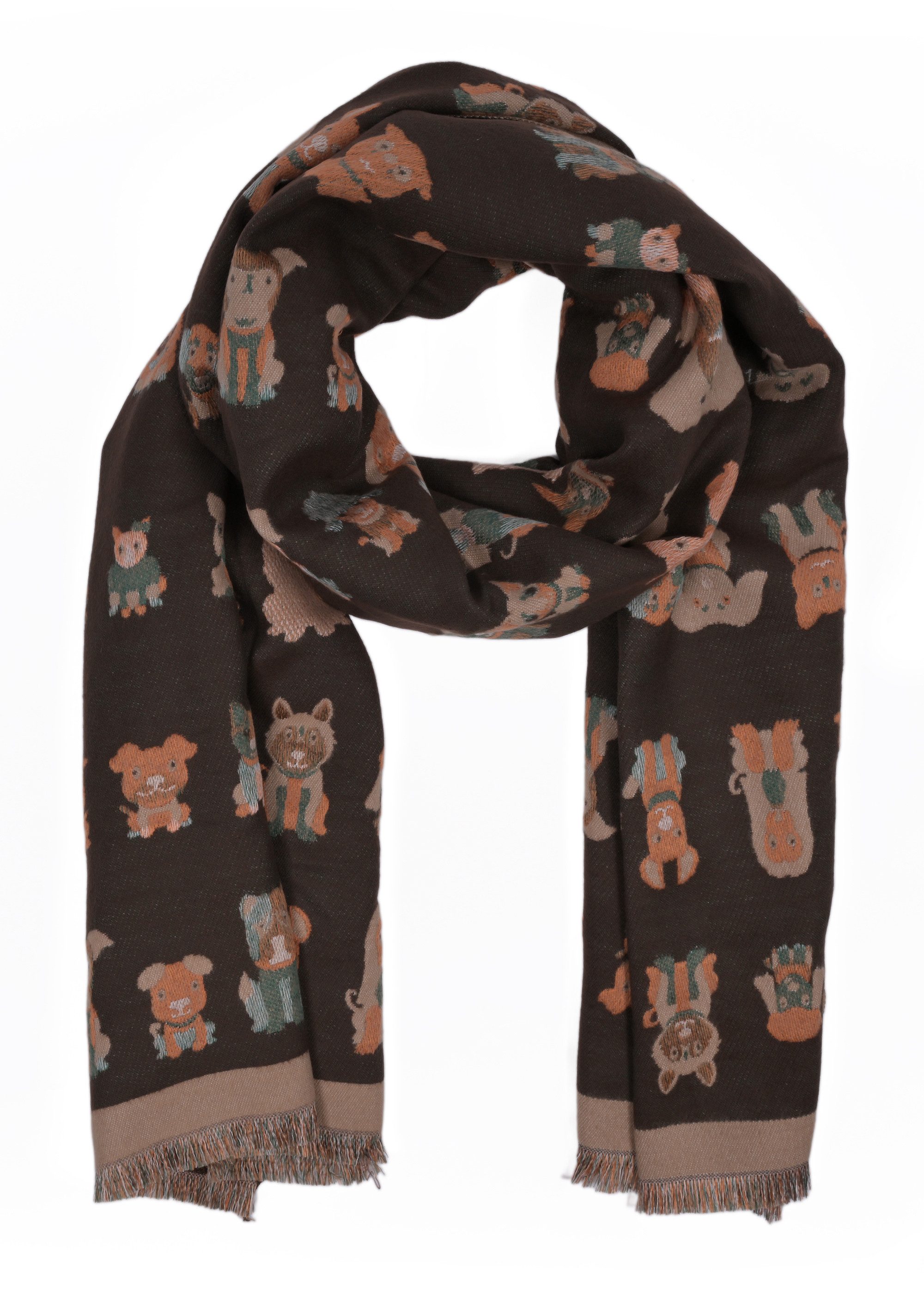 Goodman Design Modetuch Modeschal mit Hunde günstig online kaufen