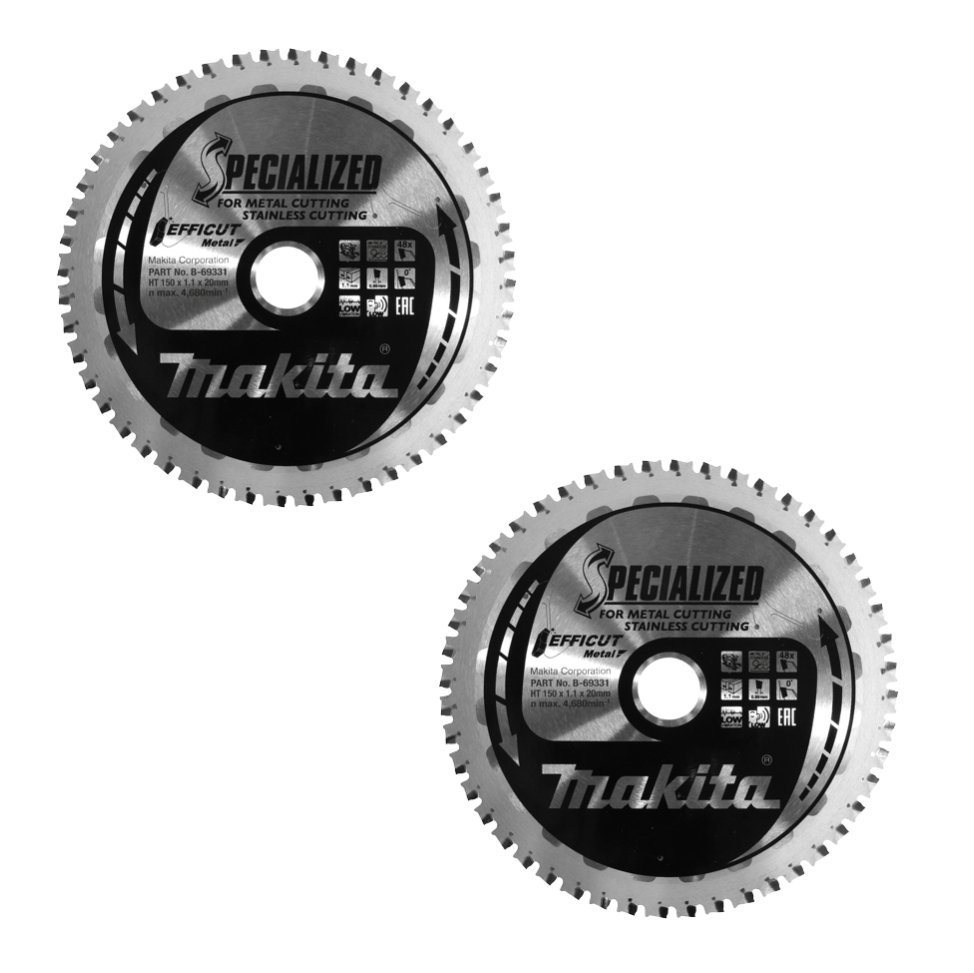 Thumbnail - Makita Kreissägeblatt MCCS15048E SPECIALIZED EFFICUT Sägeblatt 150 x 20 x 1,1 mm 2 Stk. (2