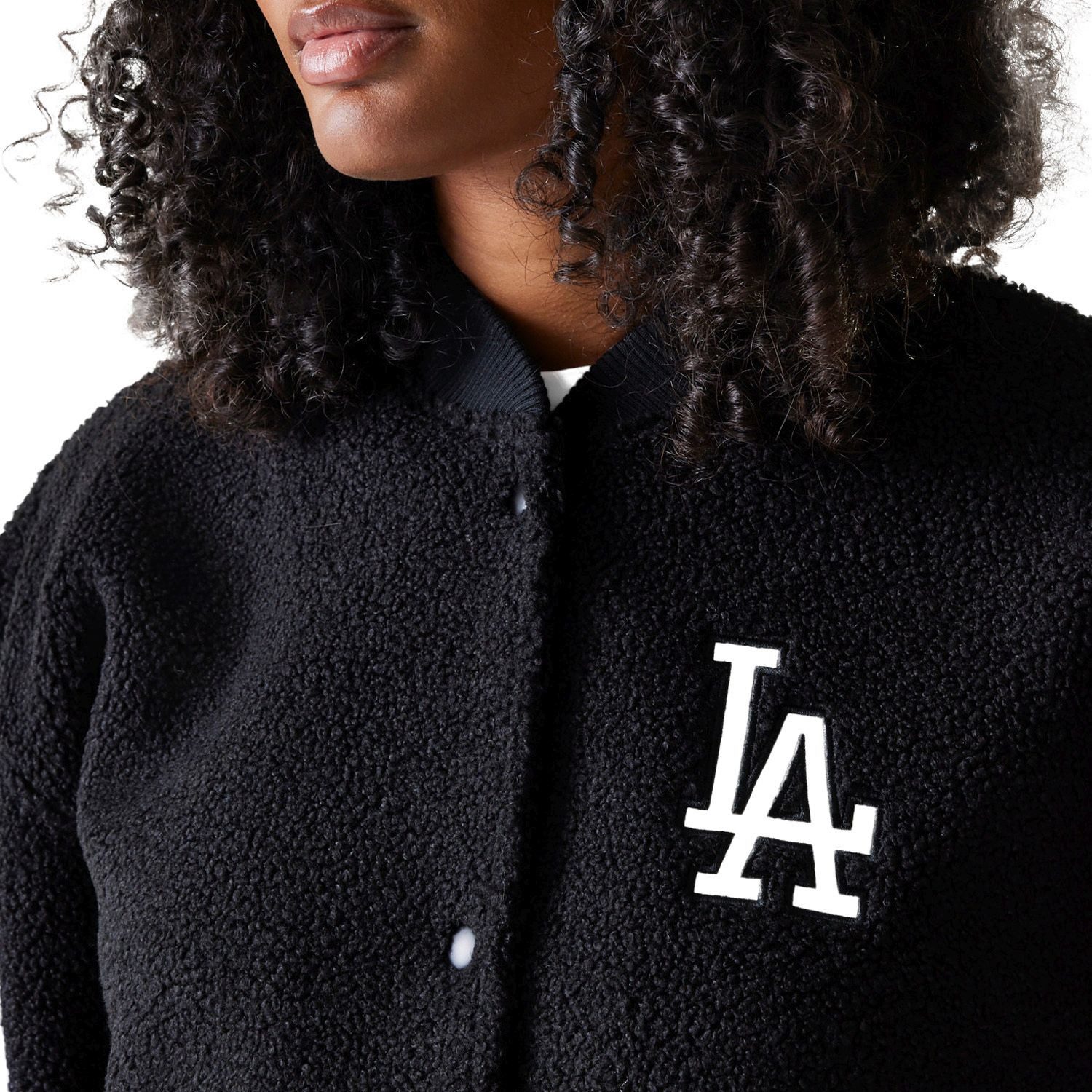 New Era Bomberjacke Oversize SHERPA LA Dodgers