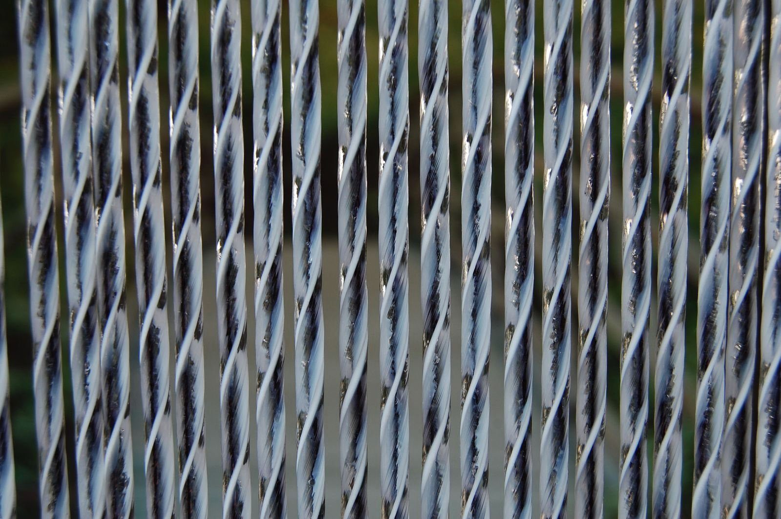 La Tenda Insektenschutz-Vorhang La Tenda ASCONA 2 Streifenvorhang grau, 90 x 210 cm, PVC - Länge und Breite individuell kürzbar