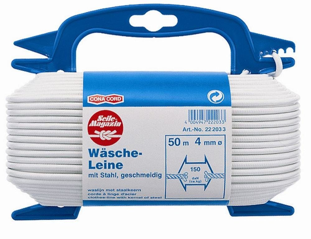 Aco Wand-Wäscheleine Conacord Wäscheleine Ø 4 mm x 50 m