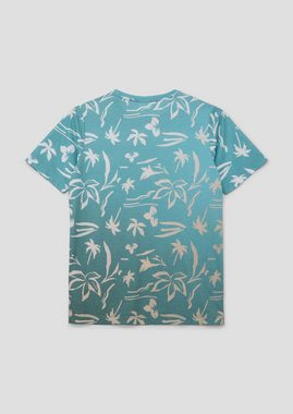 s.Oliver Kurzarmshirt T-Shirt mit All-over-Print