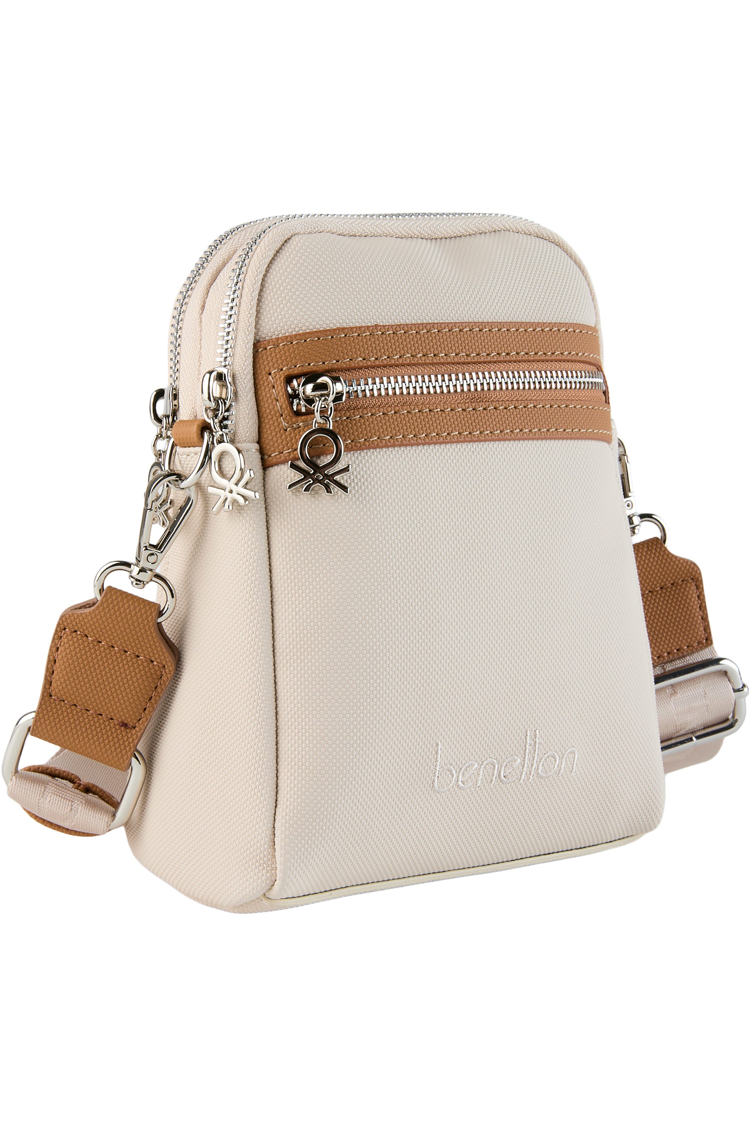 Umhängetasche Damen – Sling Bag – Schultertasche – auch als Clutch tragbar – Uni
