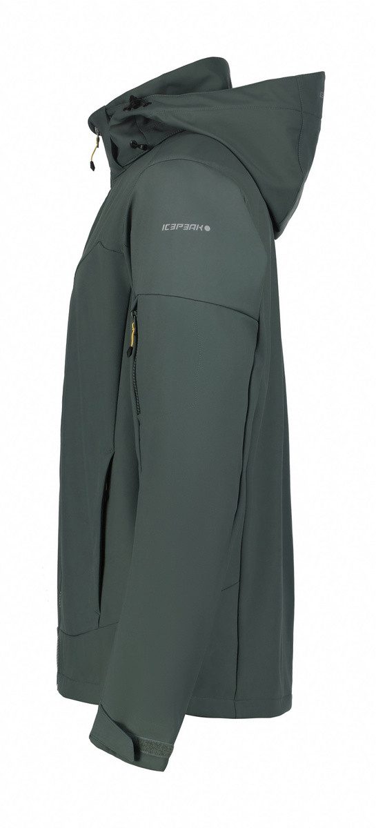 Icepeak Softshelljacke H SOFTSHELLJACKE BARMSTEDT mit Stehkragen, atmungsaktiv, wasserabweisendes Obermaterial