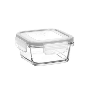 Impolio Frischhaltedose Glasbehälter 3-tlg, Frischhaltedose Glas, Set mit Deckel, Vorratsdosen