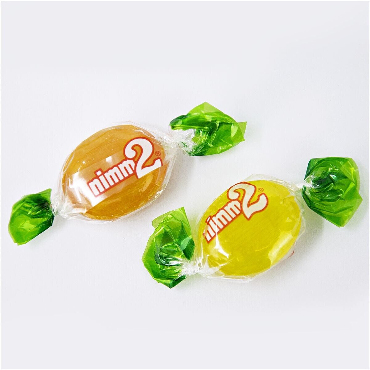 NIMM2 Süßigkeit nimm2, Orangen- und Zitronenbonbons, 145 g (ca. 21 Stück)