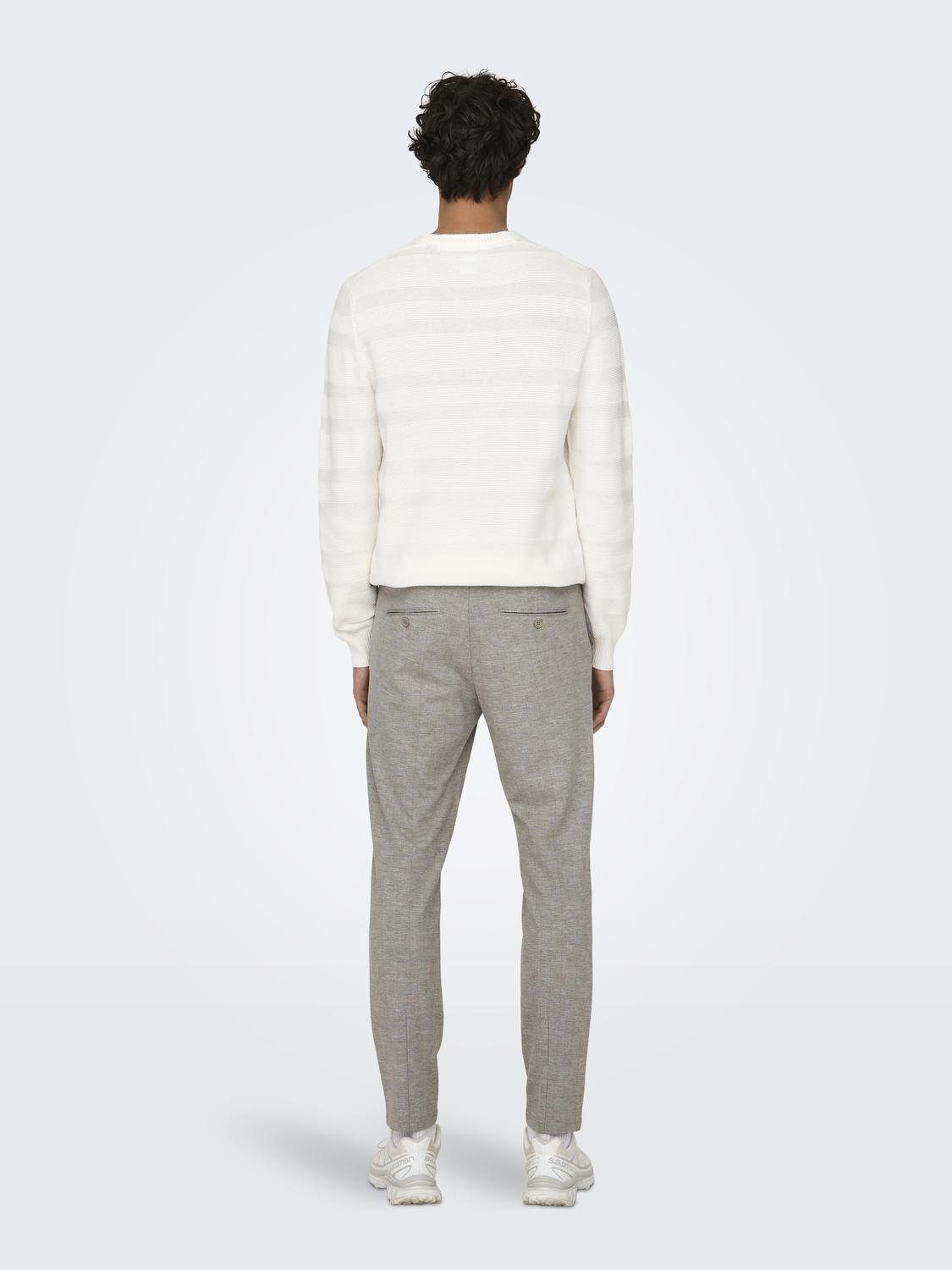 ONLY & SONS Chinohose ONSMARK SLIM CHECK 020919 PANT NOOS