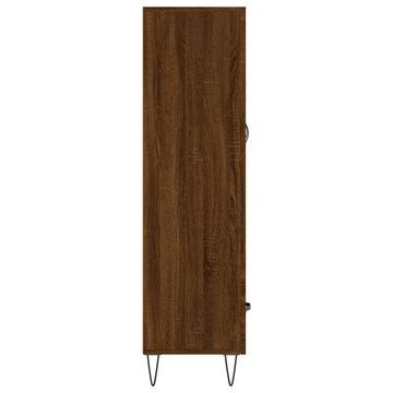 vidaXL Sideboard Highboard Braun Eichen-Optik 69,5x31x115 cm Holzwerkstoff (1 St)