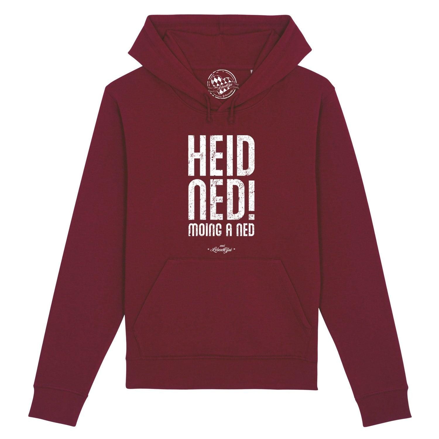 Bavariashop Hoodie Damen Hoodie "Heid ned moing a ned"