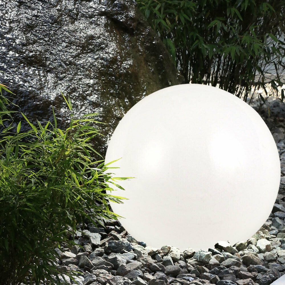 etc-shop Gartenleuchte, LED-Leuchtmittel fest verbaut, Warmweiß, LED Solar Außen Steck Leuchte Garten Weg Beleuchtung Terrassen