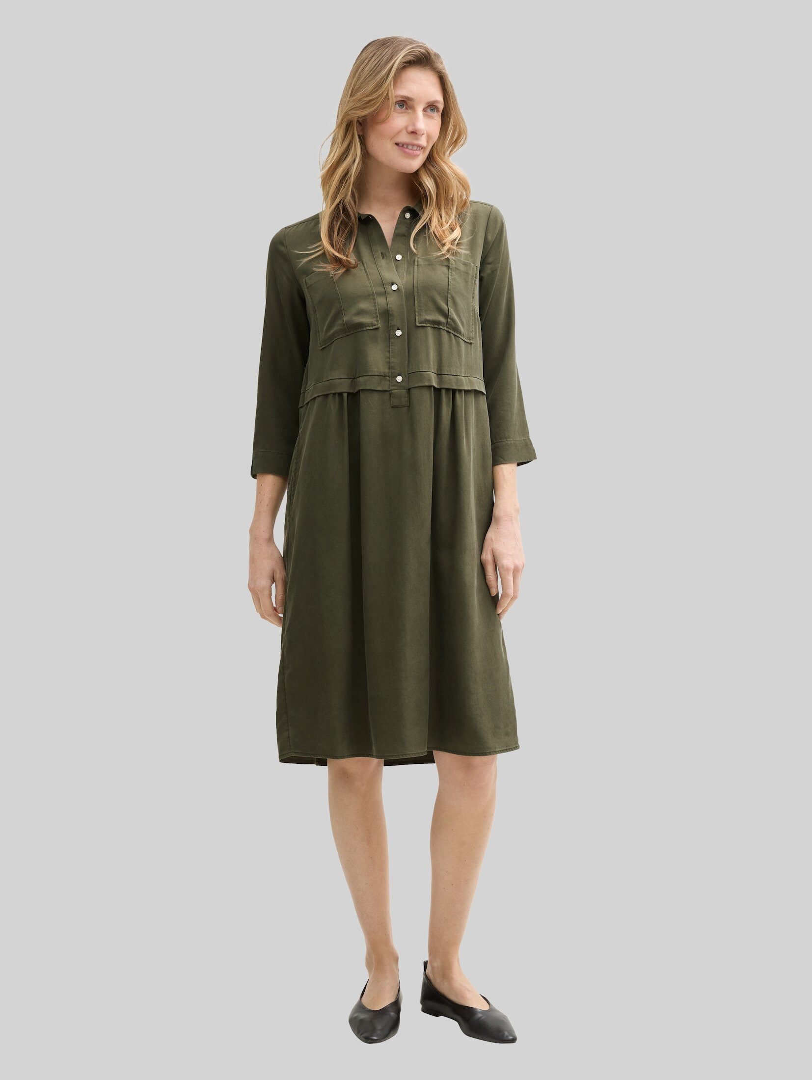 TOM TAILOR Sommerkleid Kleider & Jumpsuits Blusenkleid im Utility-Look