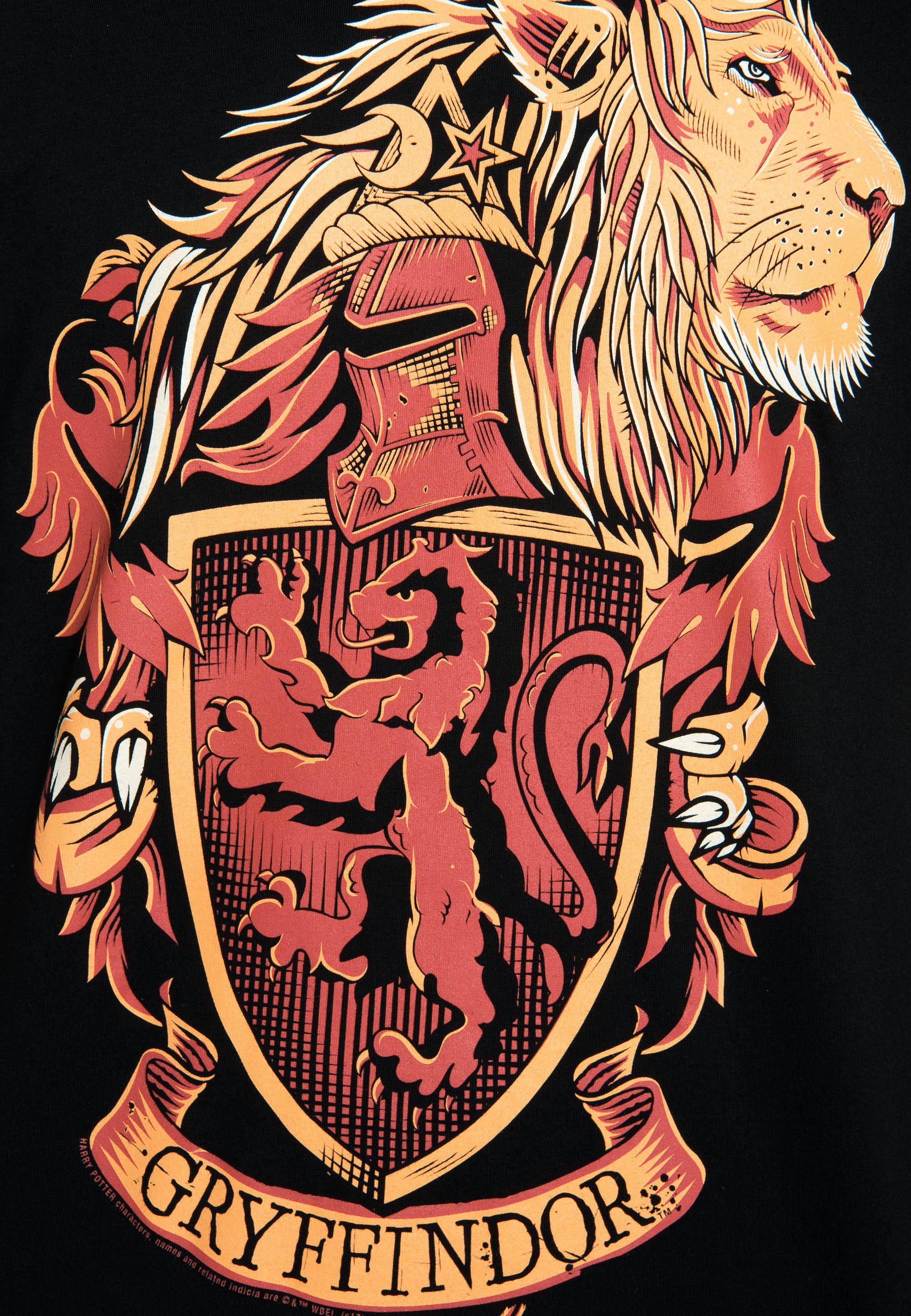 Potter-Print LOGOSHIRT Harry mit Logo T-Shirt Harry Potter Gryffindor -