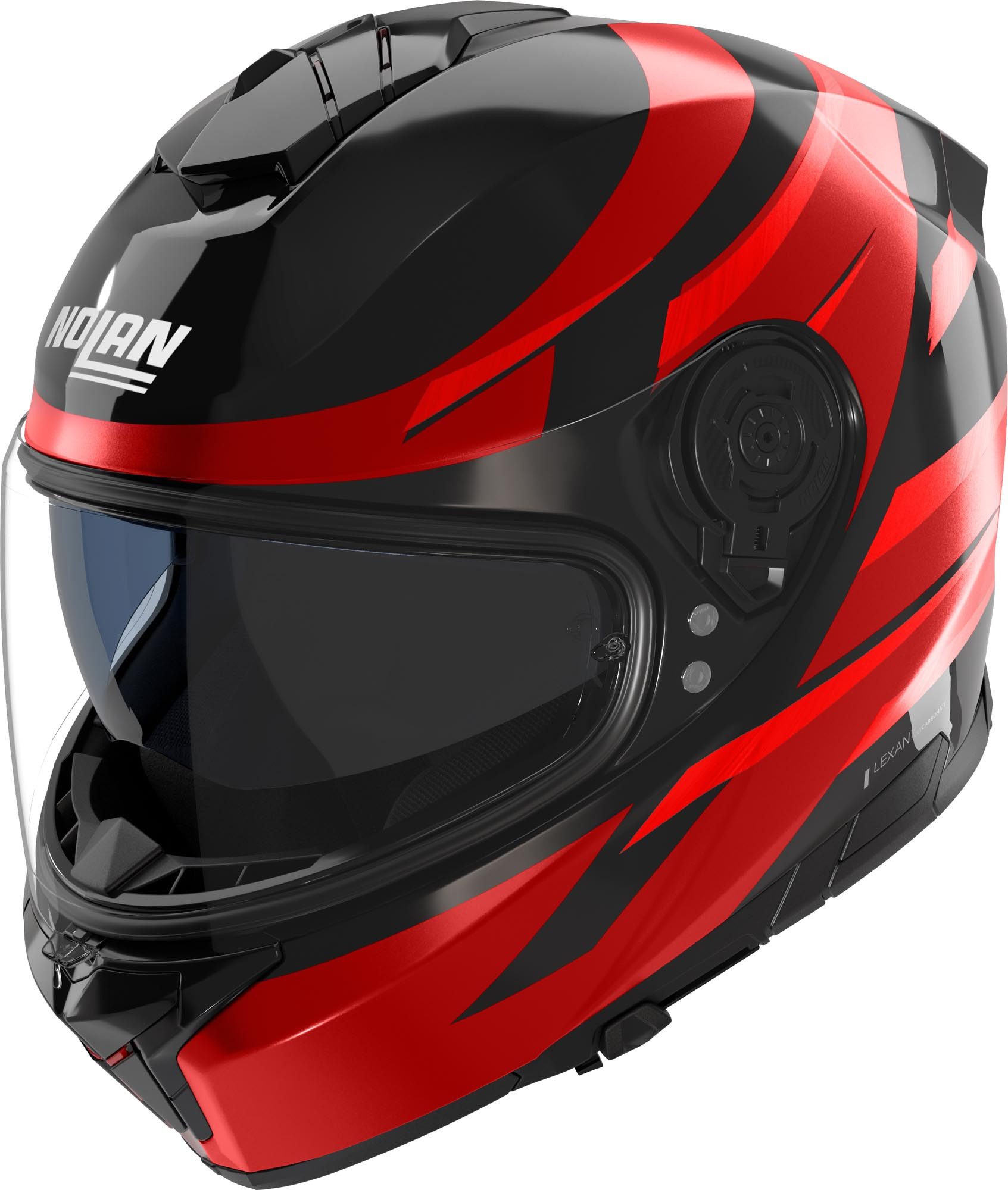 NOLAN Motorradhelm N80-8 Fervo Helm, vorbereitet für Kommunikationssystem,Notfallsystem-Polsterung (EQ