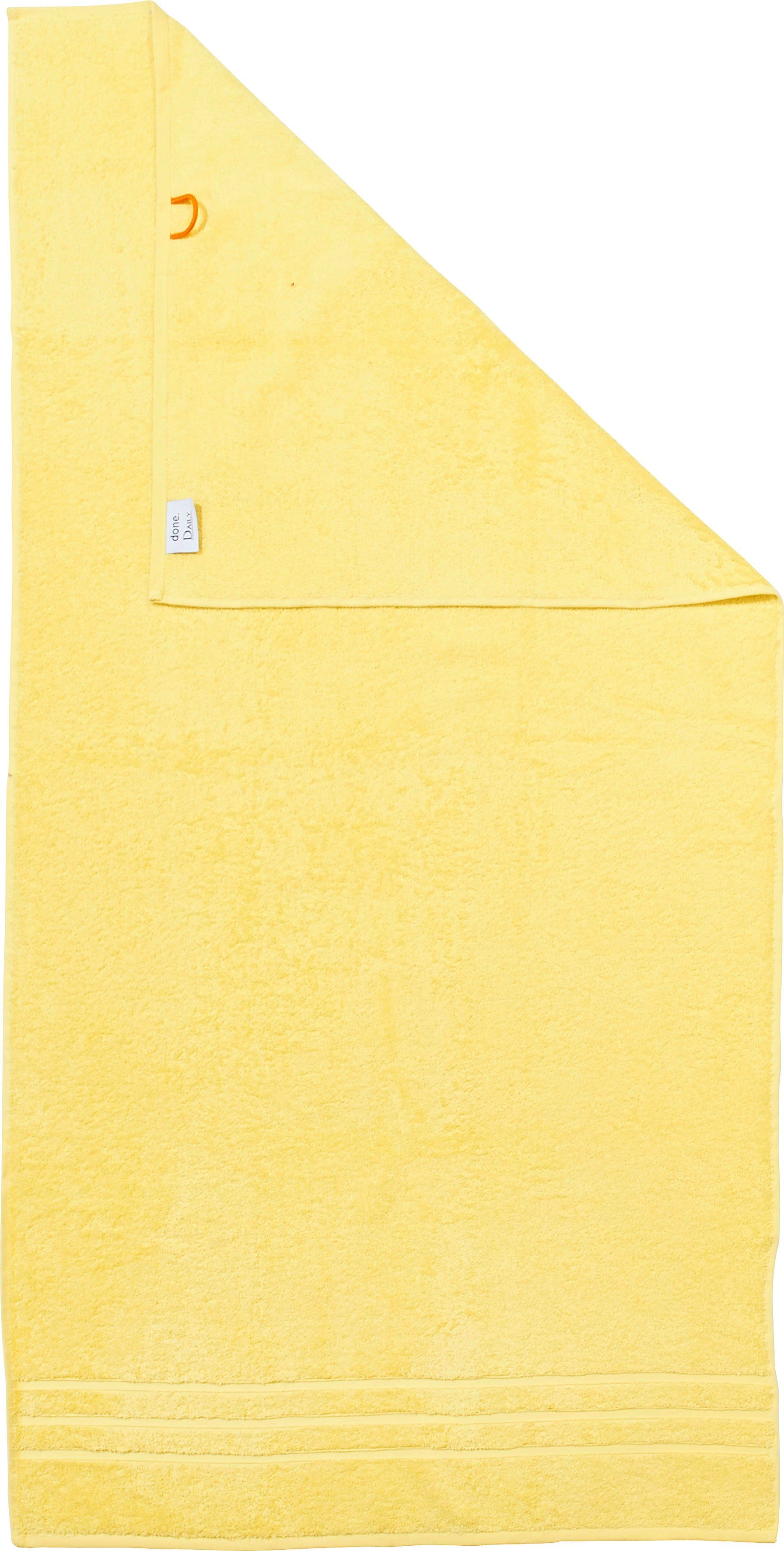 done.® Duschtuch Daily Uni, Walkfrottier (1-St), günstig online kaufen