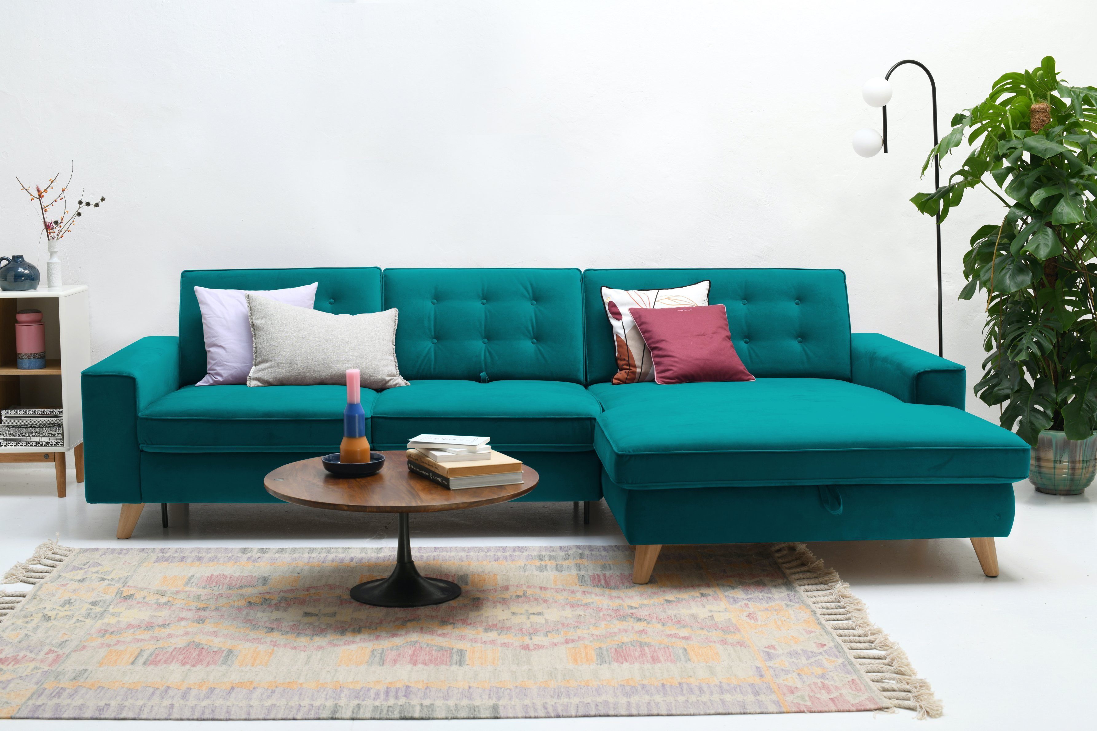 TOM TAILOR HOME Ecksofa Nordic Shift Chic, wahlweise mit Bettfunktion und  Bettkasten