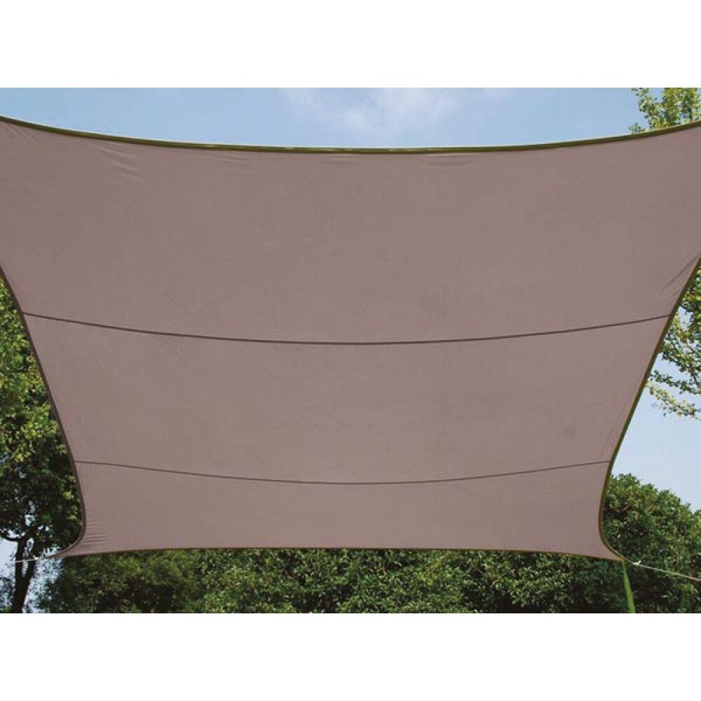 PEREL Sonnensegel Perel Sonnensegel, wasserabweisend, 2 x 3 m, 160 g/m², Polyester, Rech, (1-tlg)