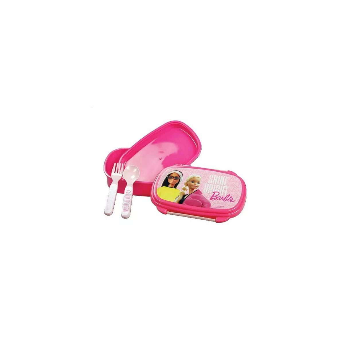 Barbie Lunchbox Barbie Shine Bright Sandwichbox + Besteckset, Kunststoff, (1-tlg)
