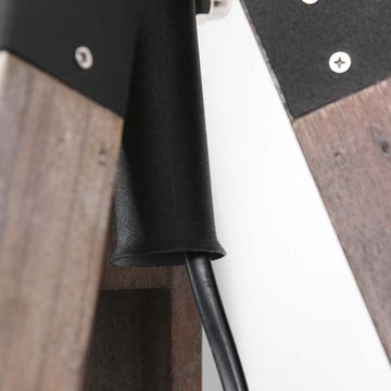 Steinhauer LIGHTING Stehlampe, Stehlampe Stativleuchte Standleuchte Wohnzimmerlampe Metall Holz