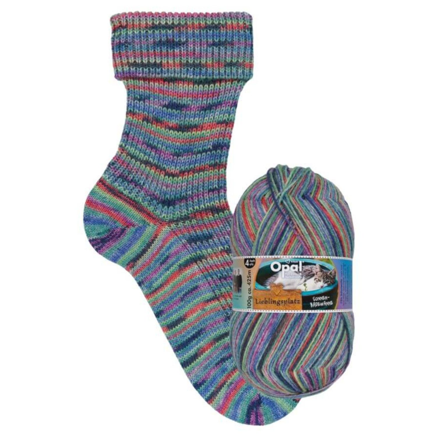 Opal Opal LIEBLINGSPLATZ Häkelwolle, 420 m (4-fach Pullover- und Sockenwolle), 100 g