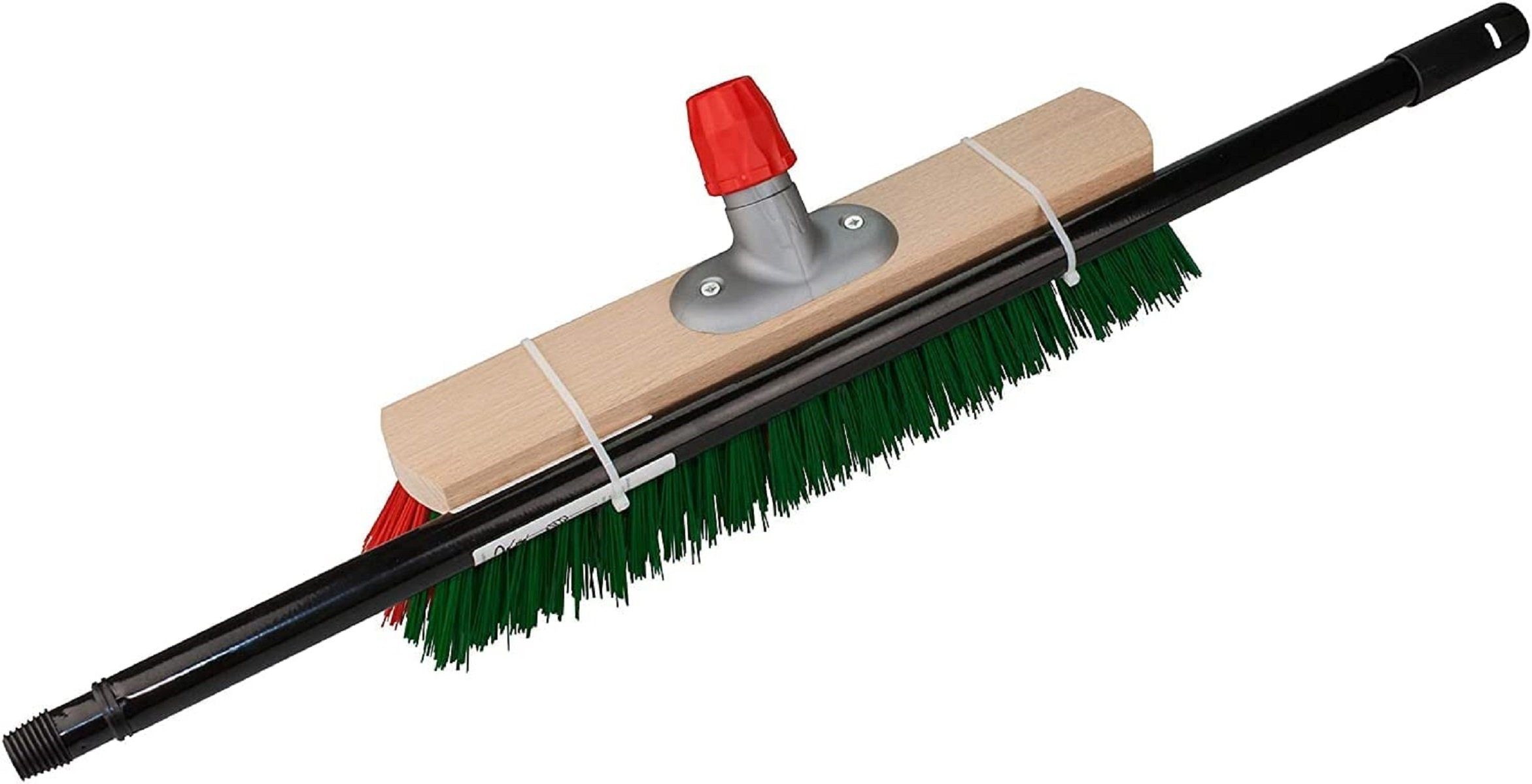 Neustanlo Teleskopstiel Garten- & Straßenbesen 40 cm mit PVC-Beborstung und Teleskopstiel, (Teleskopstiel und Besen, Set), Teleskopstange