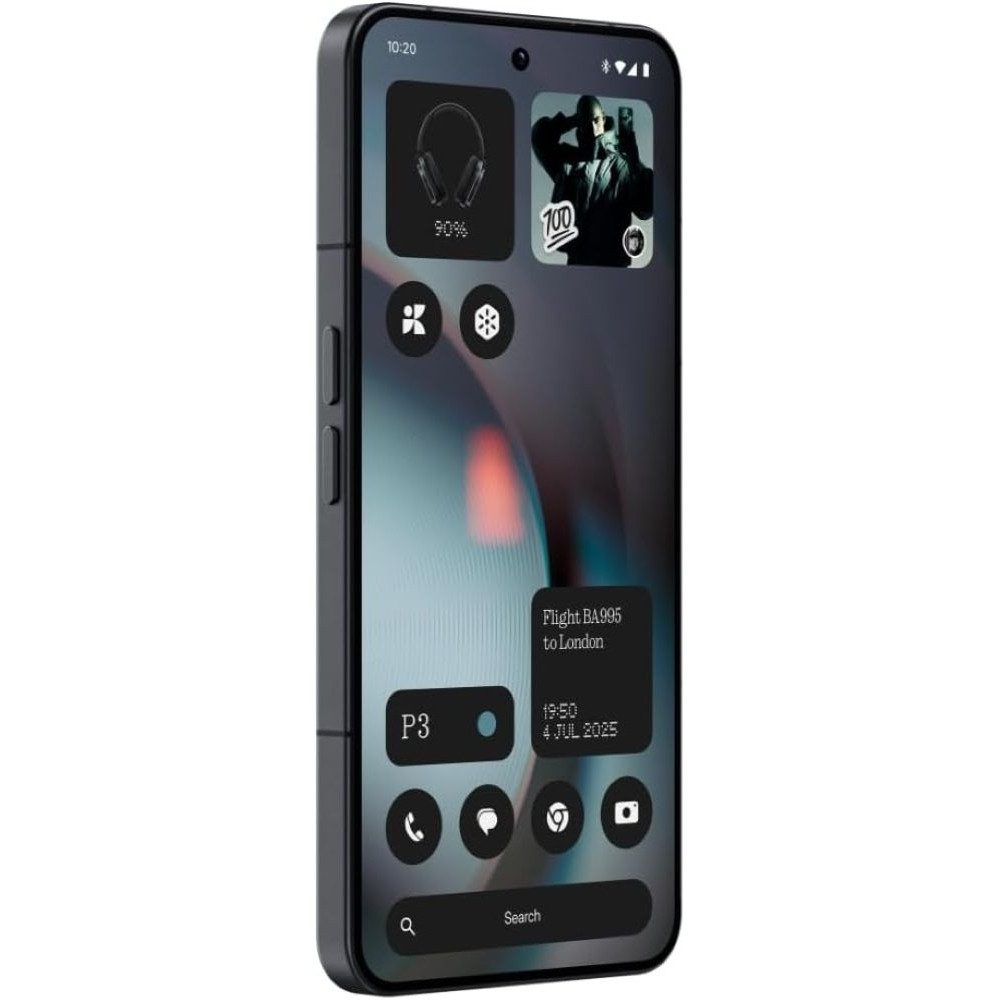 NOTHING Phone (3) 5G 512 GB / 16 GB - Smartphone - schwarz Smartphone (6,67 Zoll, 512 GB Speicherplatz)