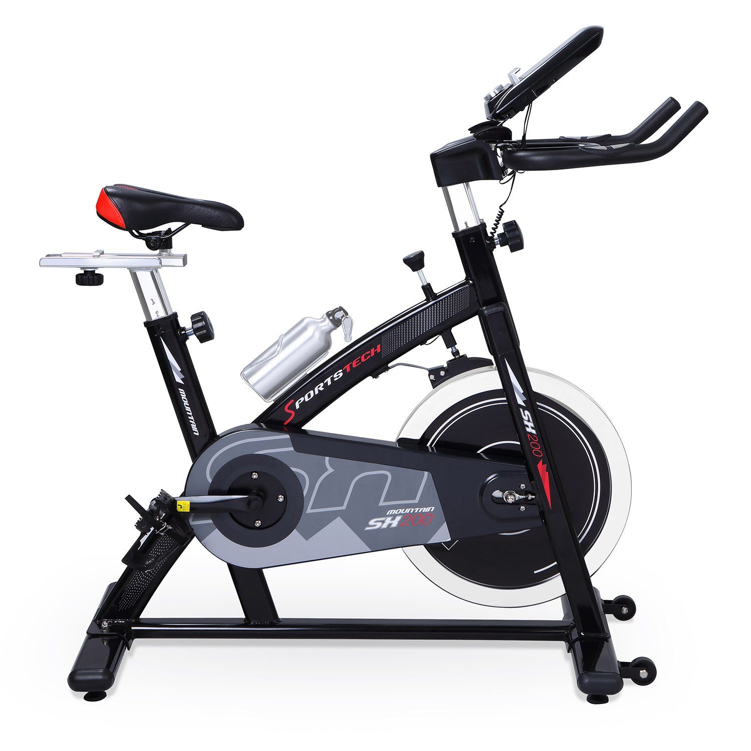 Sportstech Speedbike SX200, Handpulssensor, Riemenantrieb, 22kg Schwungrad – Bild 3 von 5