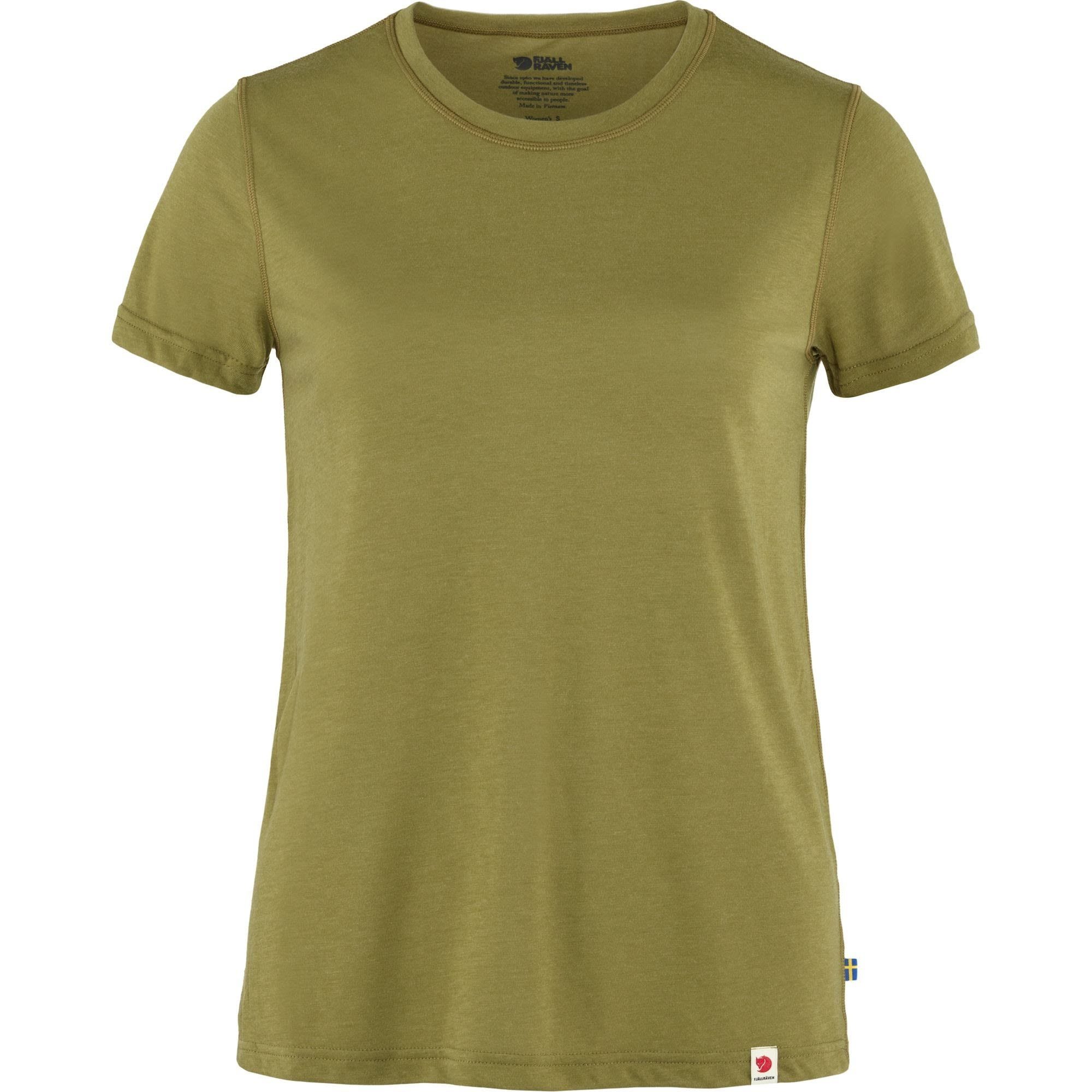 Fjällräven T-Shirt Fjällräven W High Coast Lite T-shirt Damen Brown Green